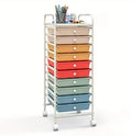 10 Drawer Rolling Storage Cart Organizer with Locking Wheels K272963