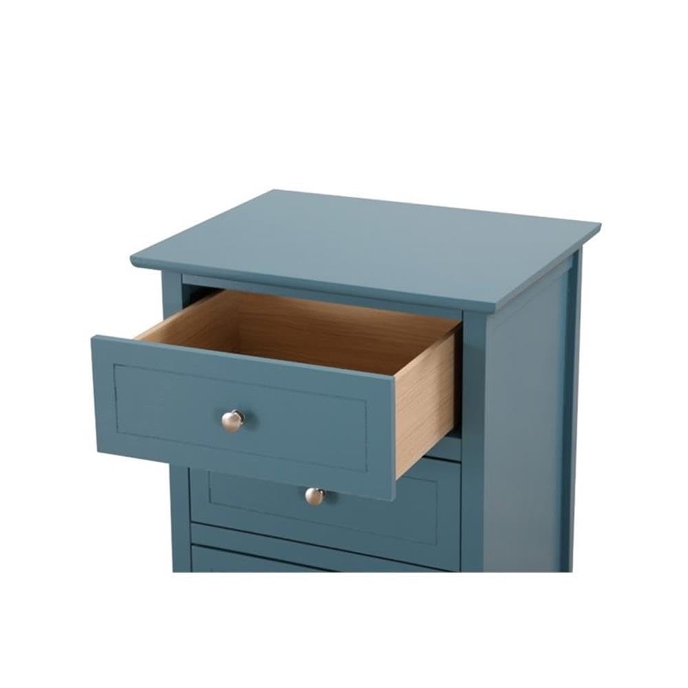 Set of 2 Engineered Wood 3-Drawer Nightstands O7621