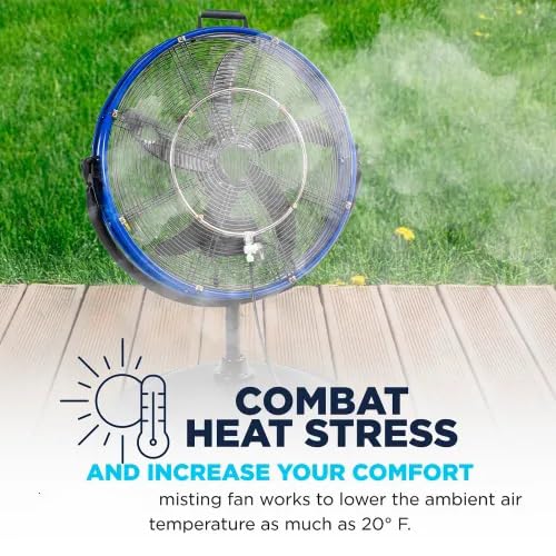 20 Inch 3-Speed Metal Misting Fan A845424