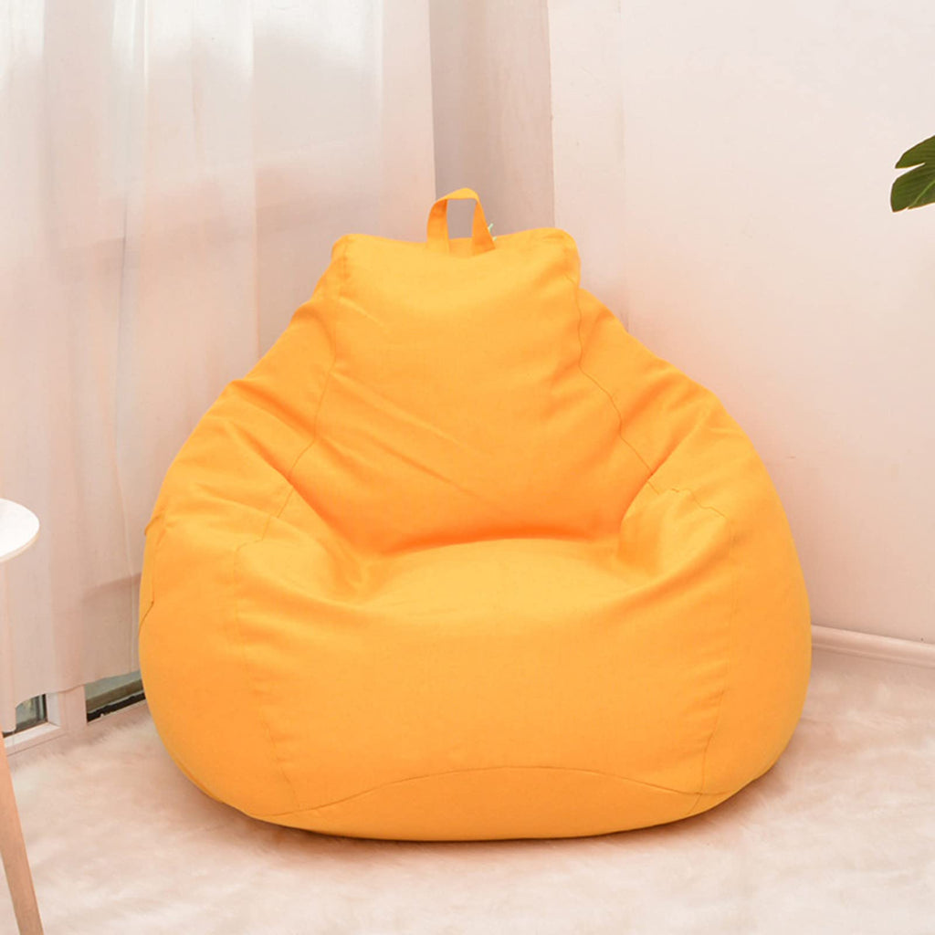 Cotton Linen Bean Bag Chair Cover 90x110cm S878