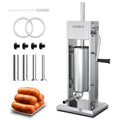 Manual Sausage Stuffer, 11Lbs/5L Meat Stuffer, 4 Stuffing Tubes I7393