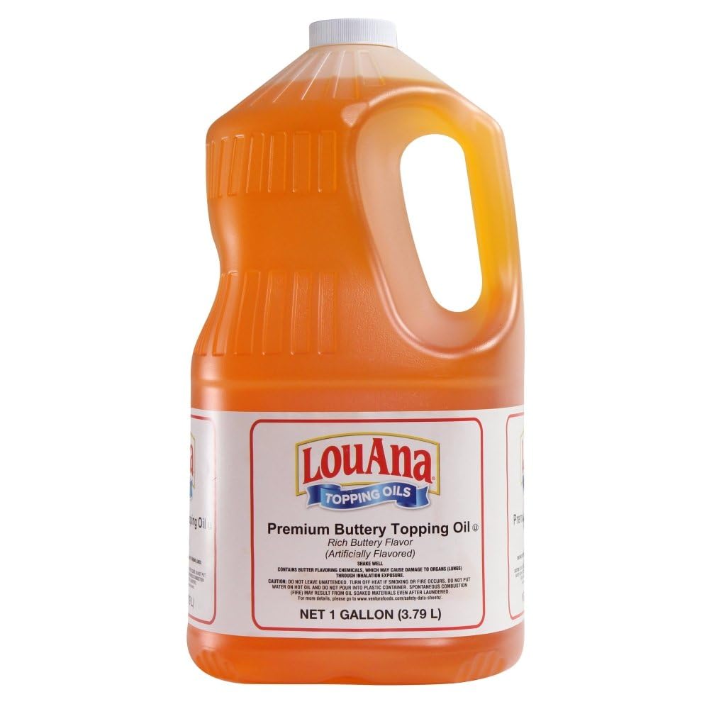 Buttery Popcorn Topping Oil 1 Gallon Jug H635