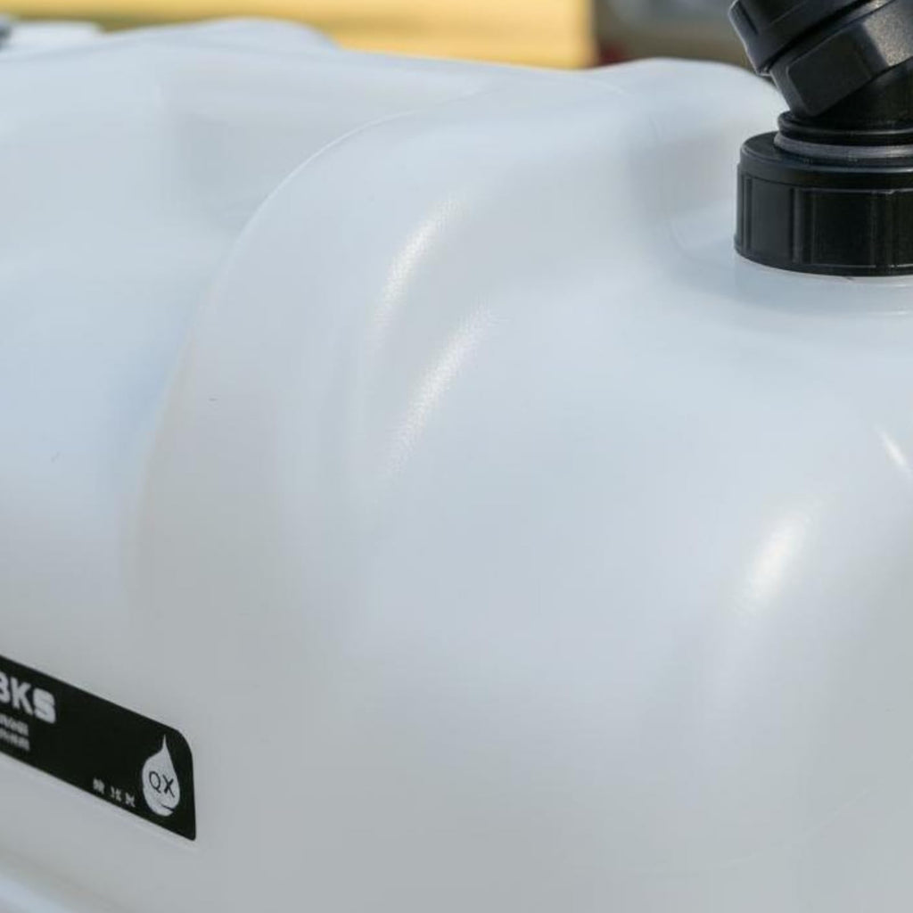 Black Portable Water Tank with Faucet and Wheels G86021