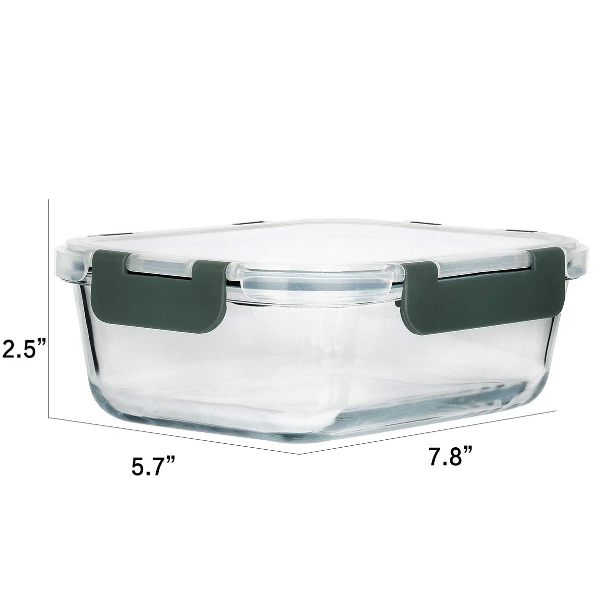 30 oz Glass Food Storage Containers with Lids A71166