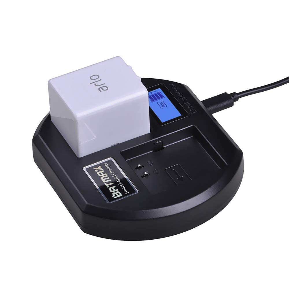 LCD Dual Battery Charger Station F3571