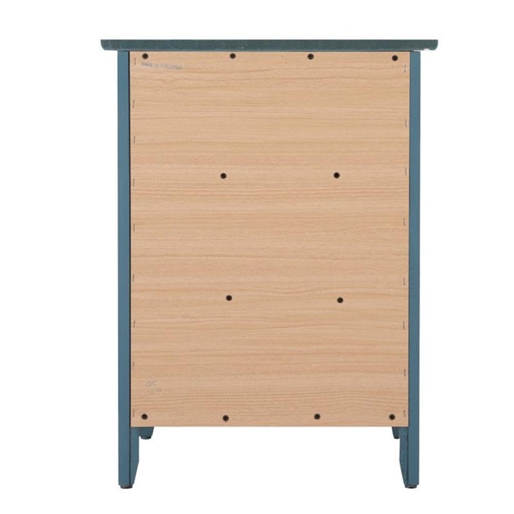 Set of 2 Engineered Wood 3-Drawer Nightstands O7621