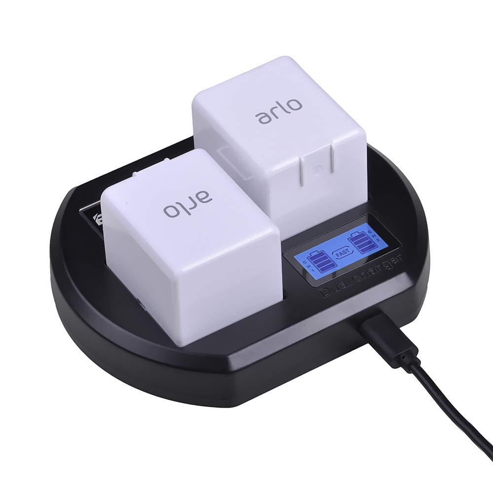 LCD Dual Battery Charger Station F3571