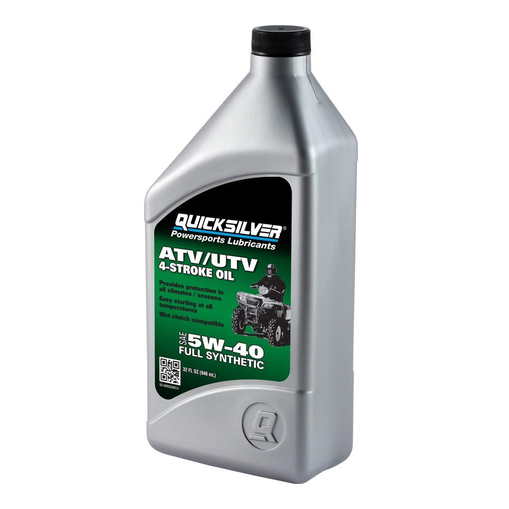 5W-40 Full Synthetic 4-Stroke ATV Engine Oil, 1 Quart T45247