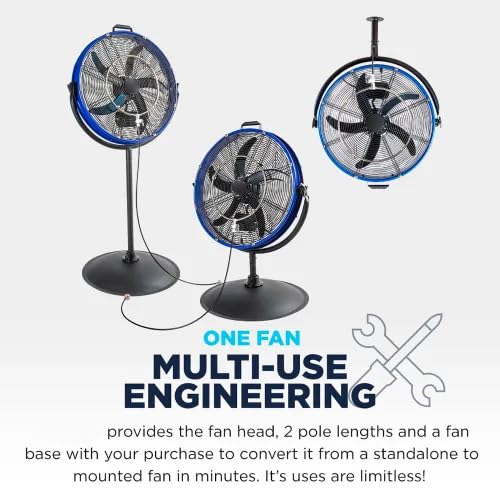 20 Inch 3-Speed Metal Misting Fan A845424