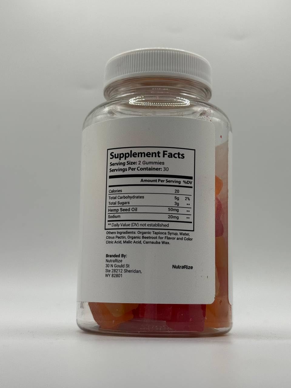 1500MG Natural Gummies 120 Count S129401