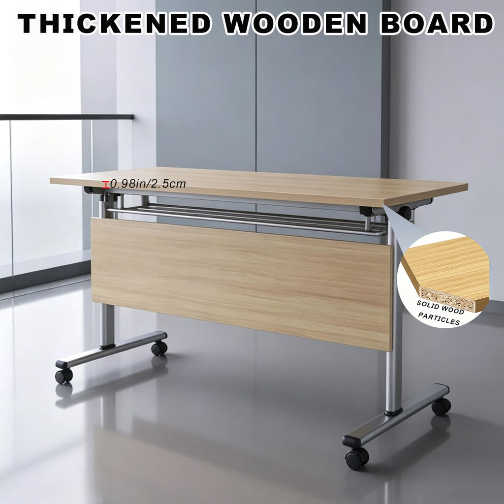 Folding Conference Table with Lock Casters C14652