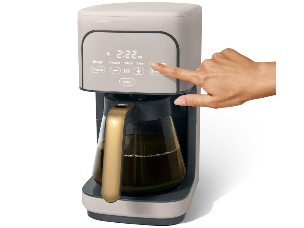 12-Cup Programmable Coffee Maker with Glass Carafe L434
