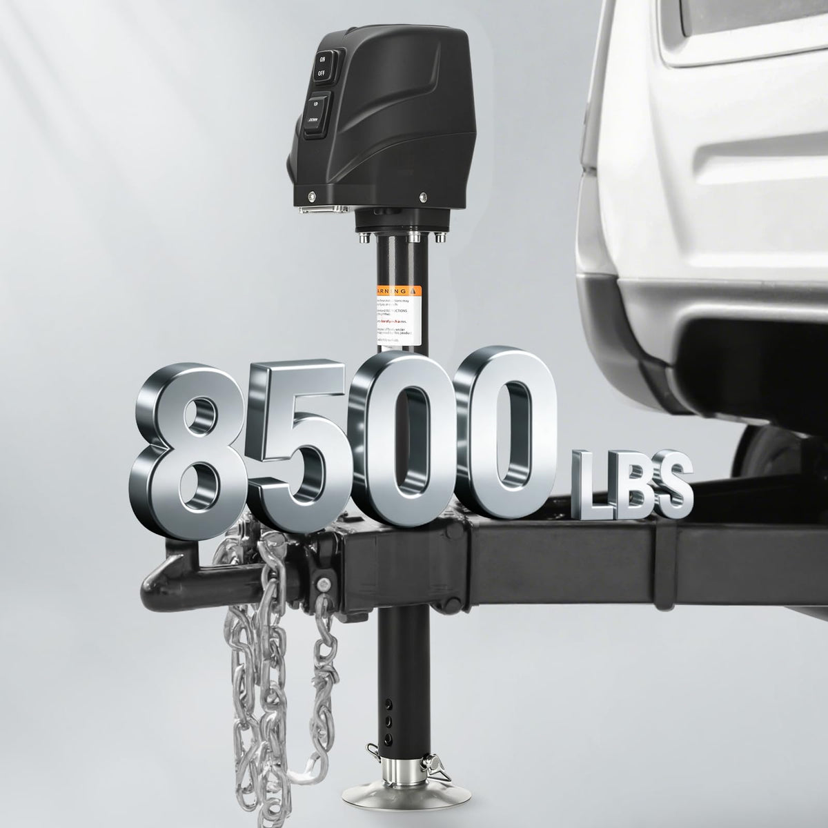 Electric Trailer Jack with Waterproof Cover & LED Light R69096