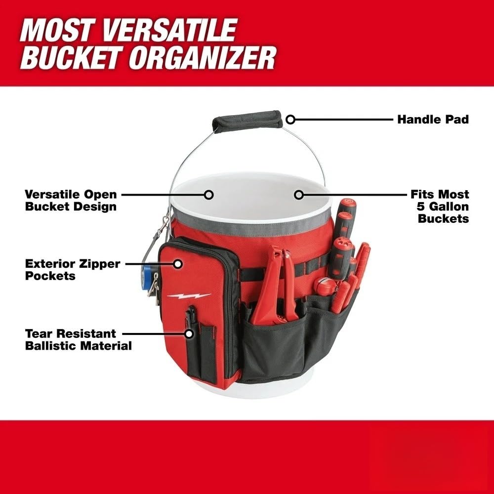10-Inch Open Bucket Tool Bag M325016