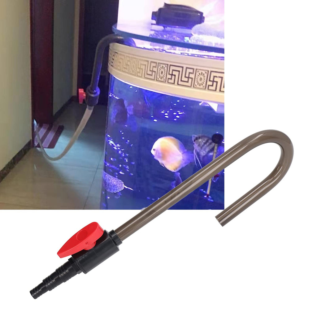 Aquarium Water Filler Tube Wall Mounted Automatic Top Off Refiller Pipe with Control Valve S332