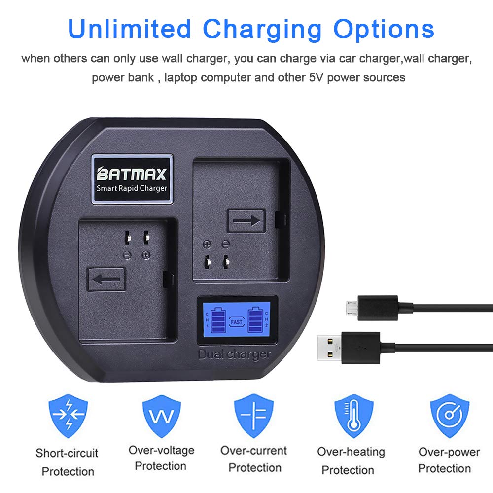 LCD Dual Battery Charger Station F3571