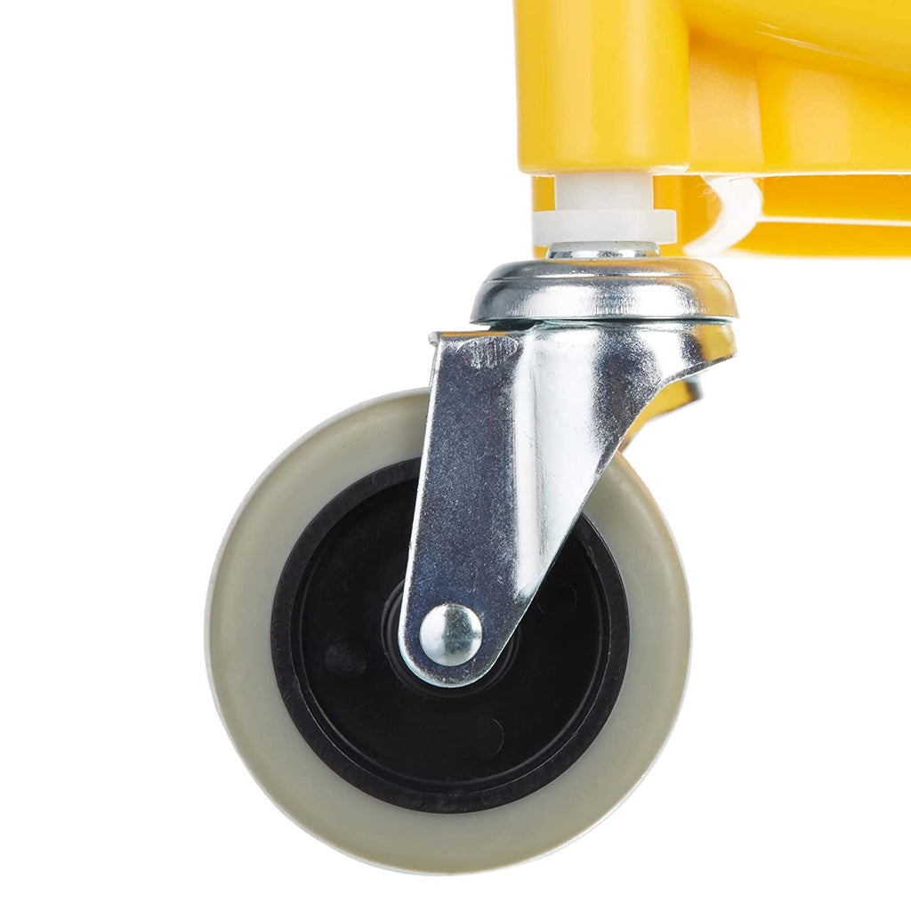Yellow 35-Quart Mop Bucket on Wheels Y985029