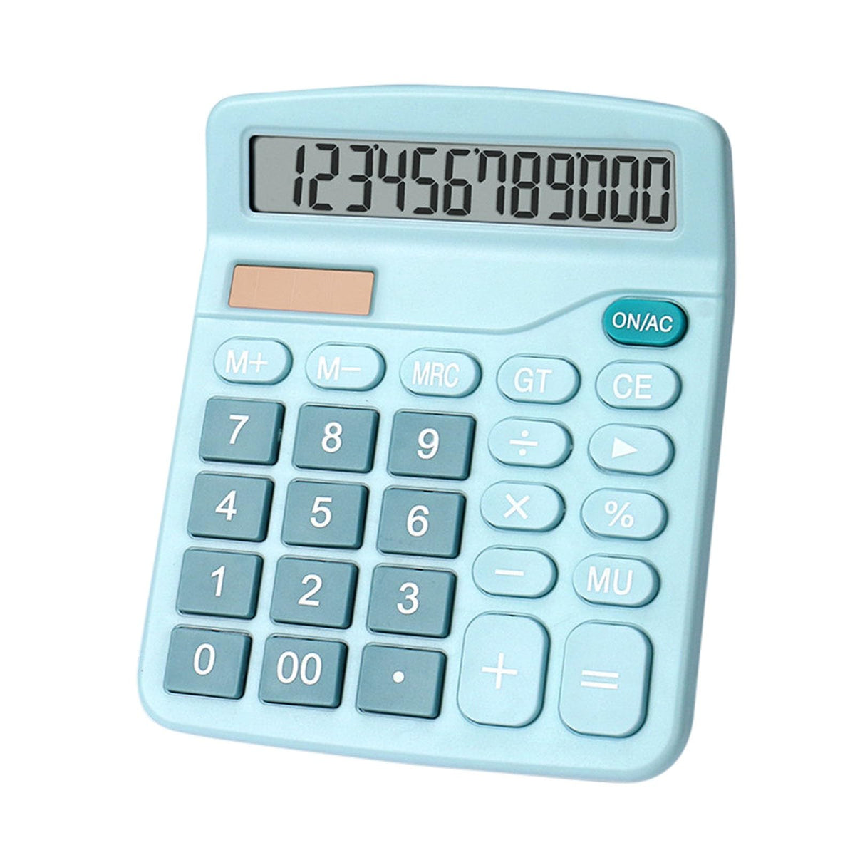 Big Buttons 12 Digits Large LCD Display Battery & Solar Powered Standard Function Calculator A19382