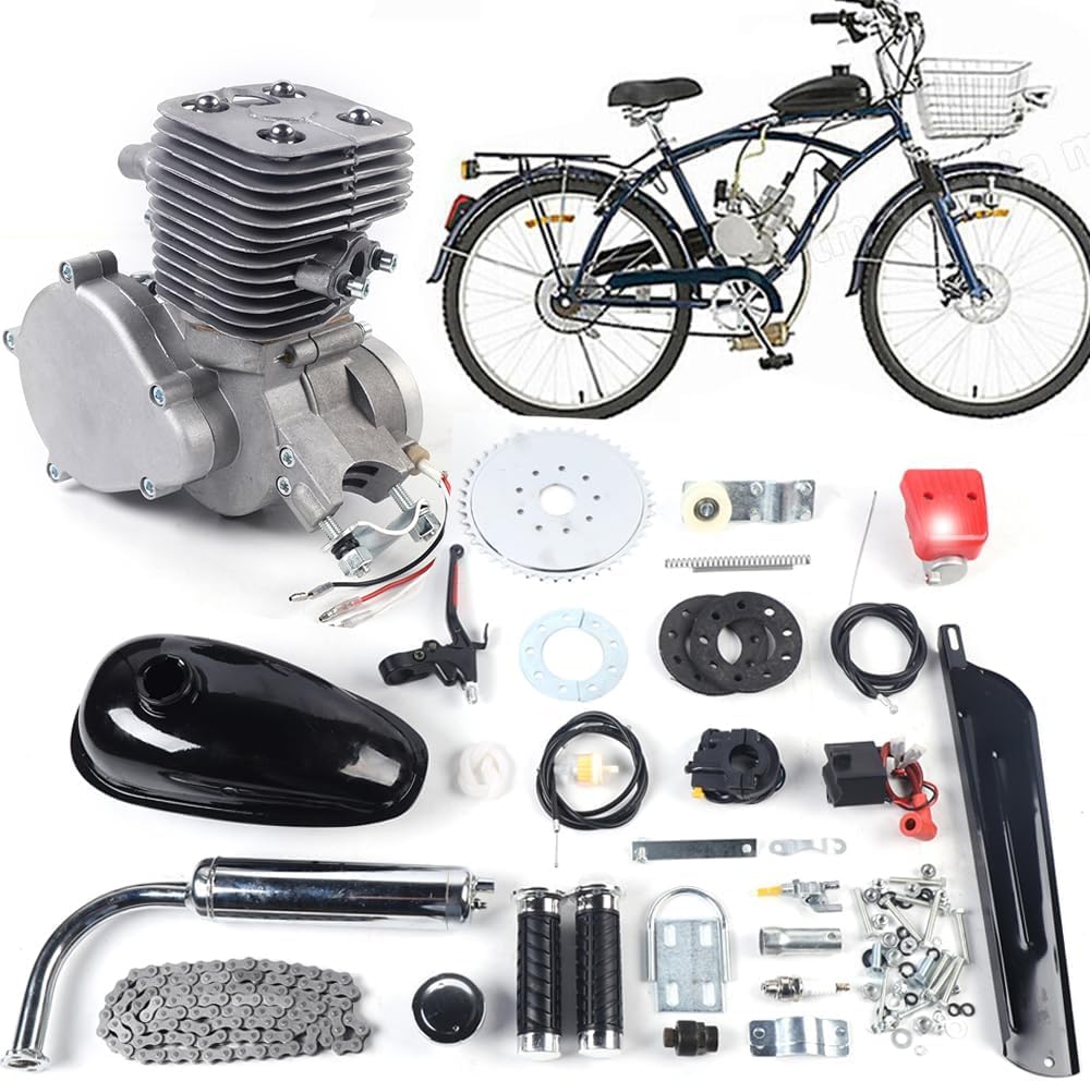 2-Stroke 100cc Bicycle Engine Kit with 44 Tooth Sprocket Z36311