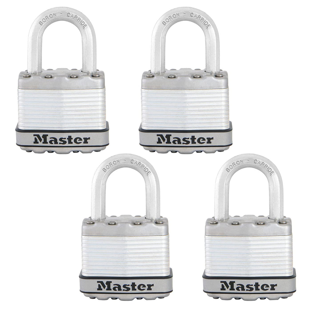 Heavy Duty Keyed-Alike Padlock 4 Pack B85669