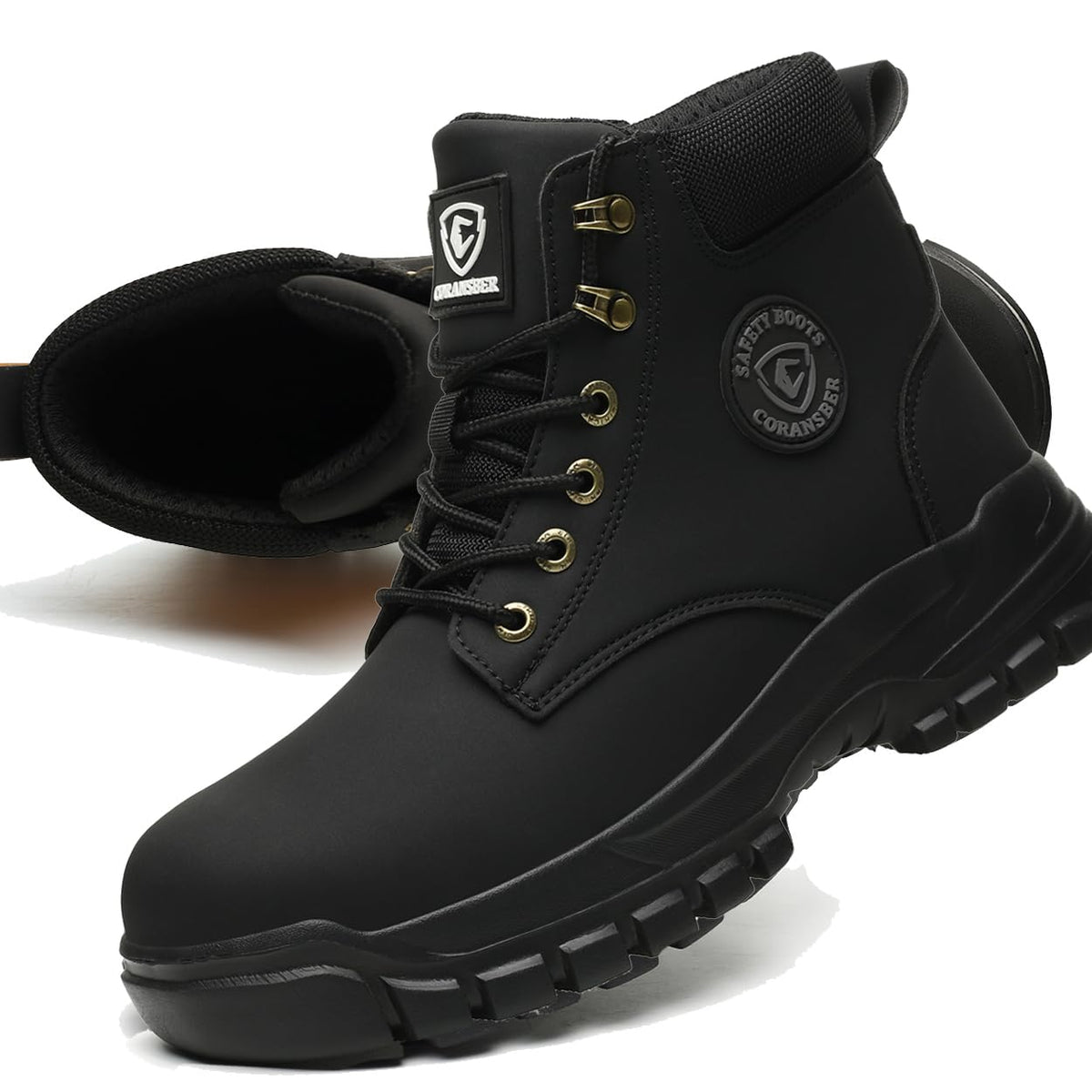 Waterproof Lightweight Steel Toe Safety Shoes W49583