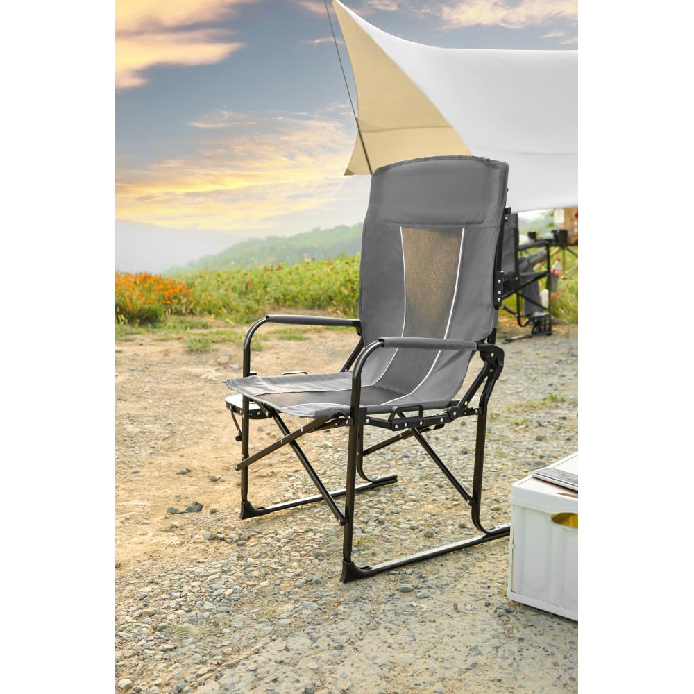 Oversized Portable Folding Camping Chair with Side Table K1167