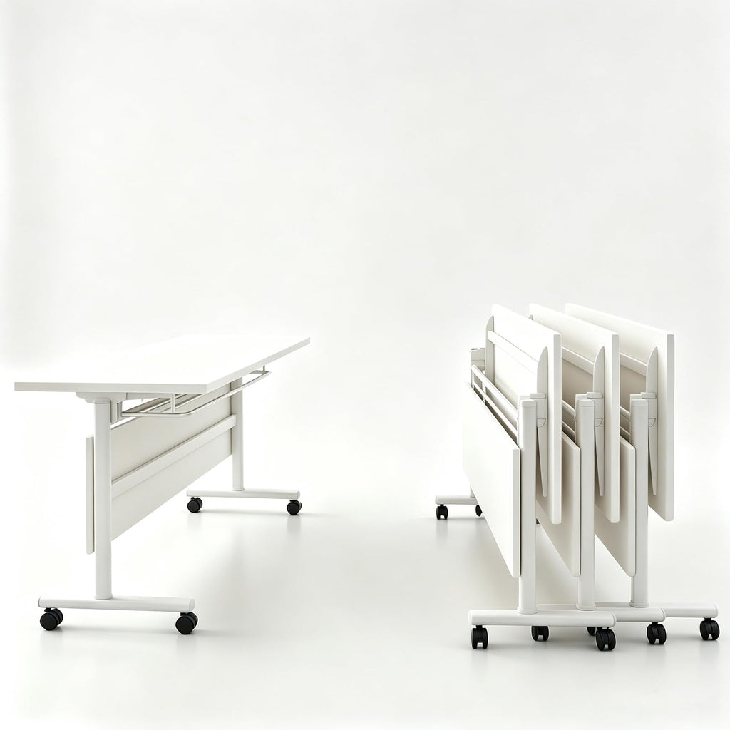 Folding Conference Table with Lock Casters C14652
