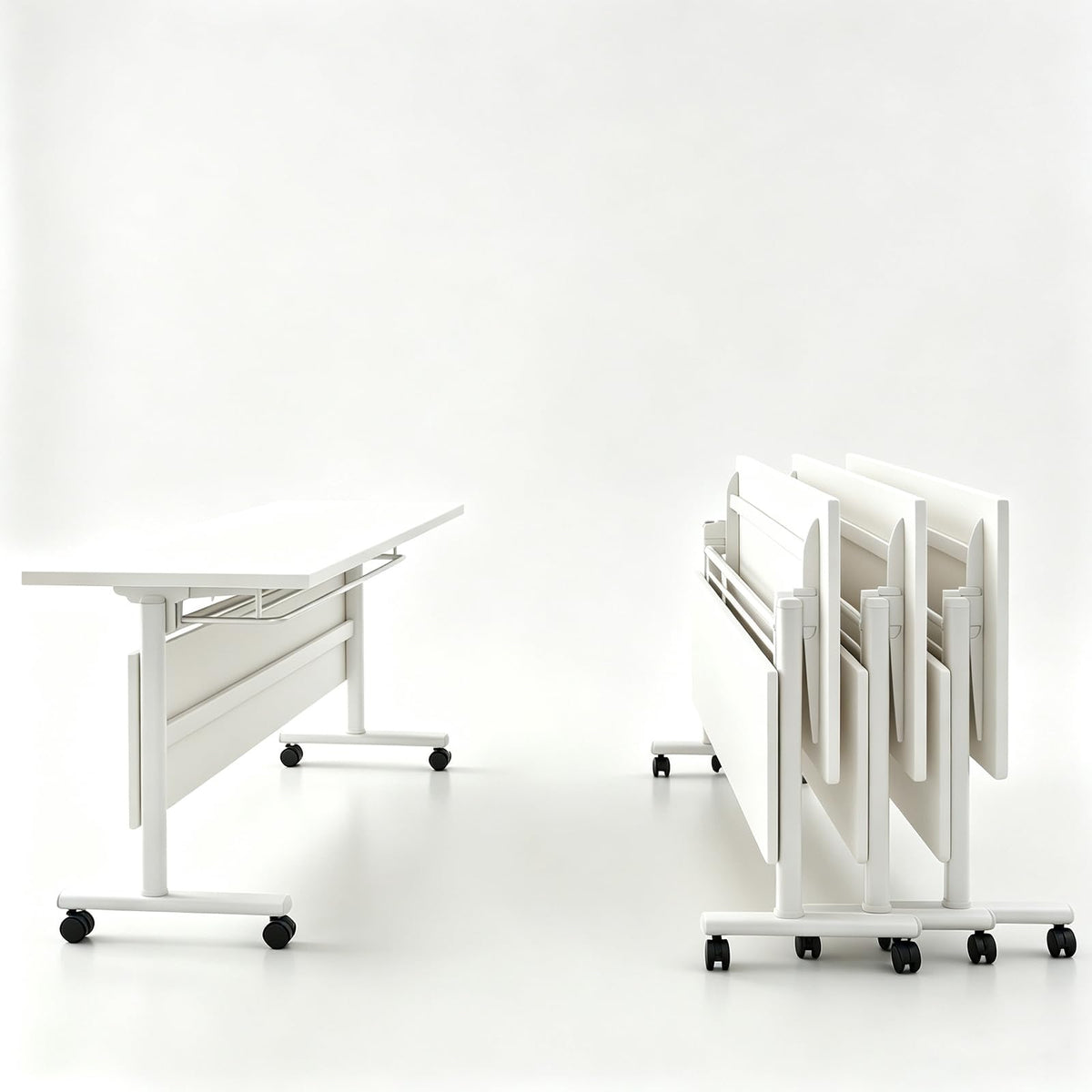 Folding Conference Table with Lock Casters C14652