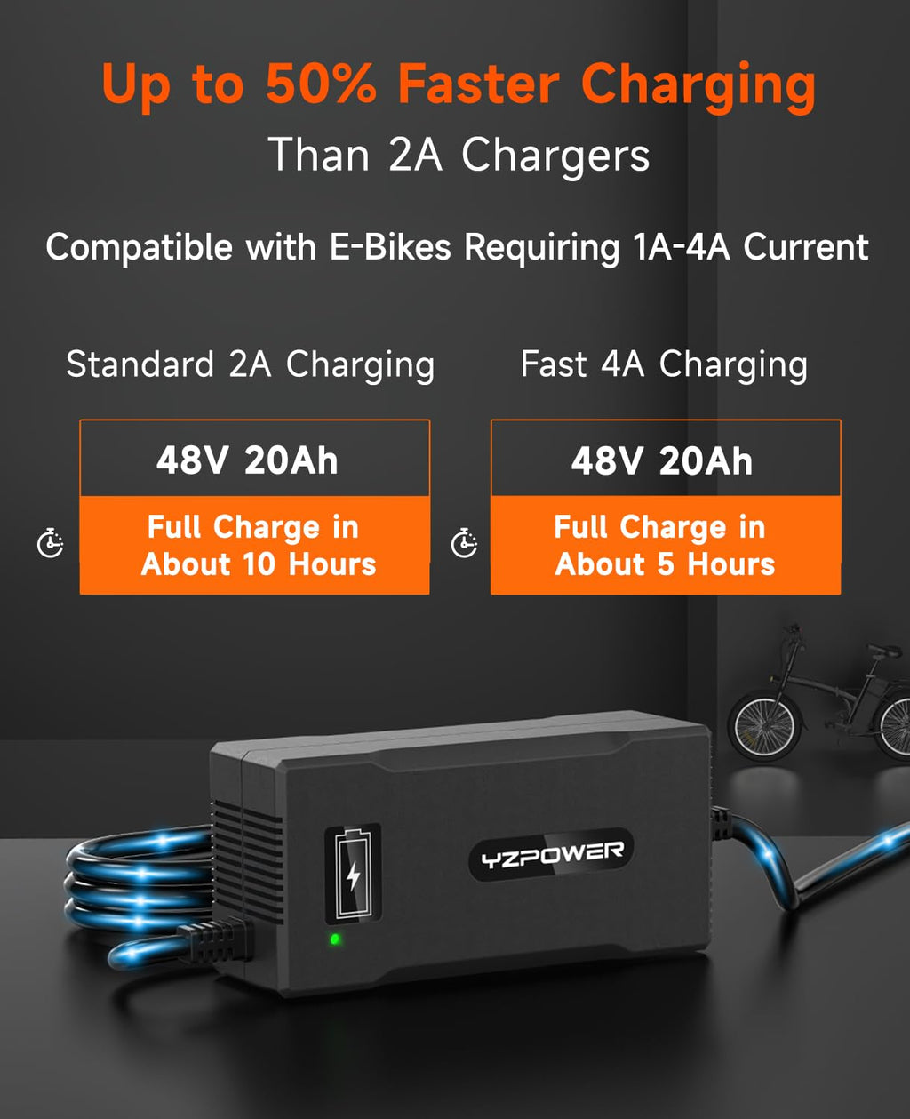 48V 4A Electric Bike Charger Q387616