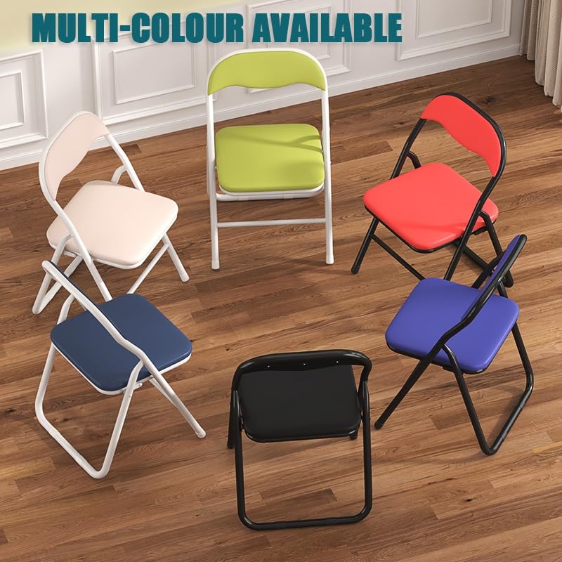 Black Padded Folding Chair with Backrest and Footrest A89734