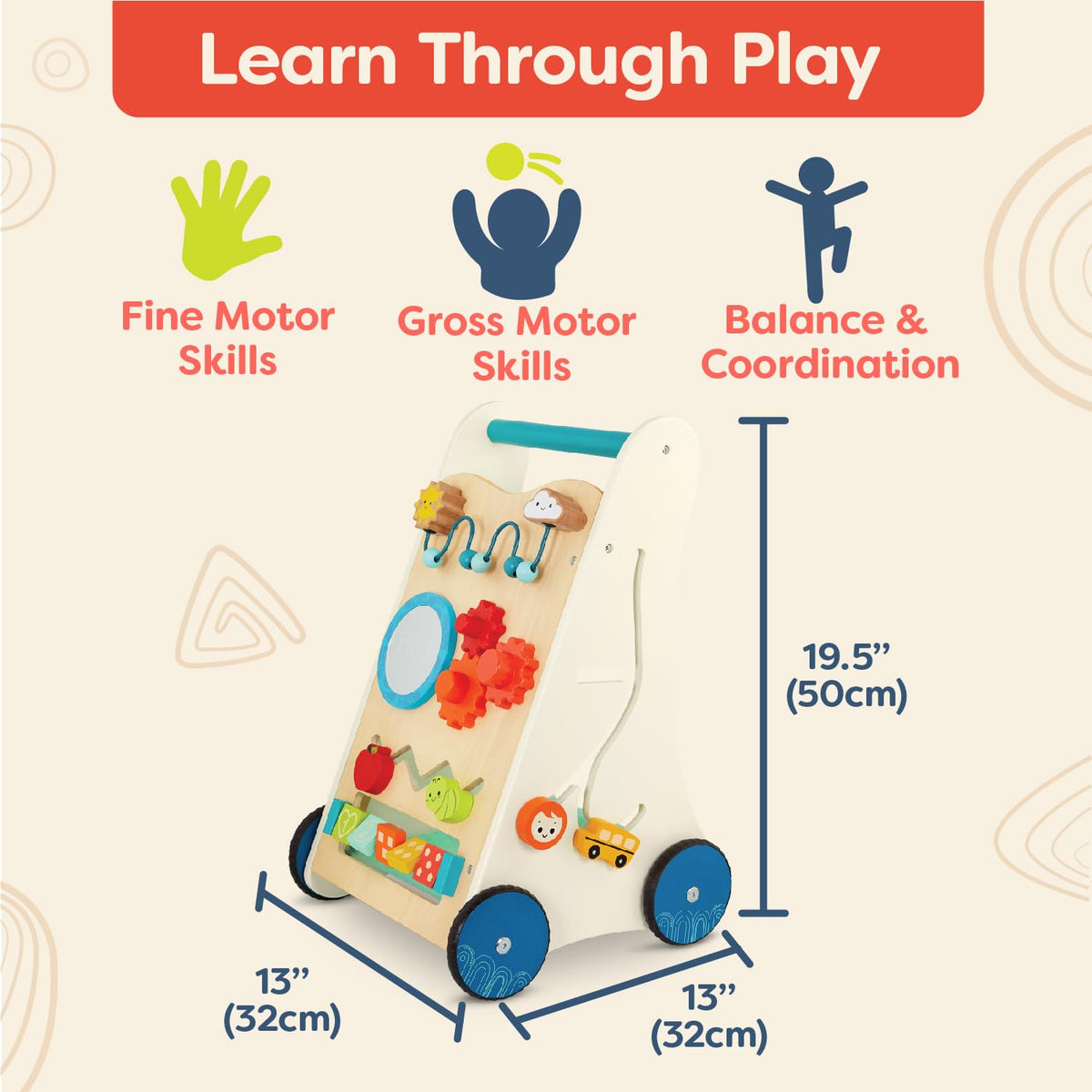 Wooden Activity Walker A108