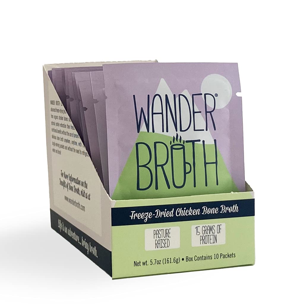 Freeze-Dried Organic Chicken Bone Broth, 10 Pack G338398