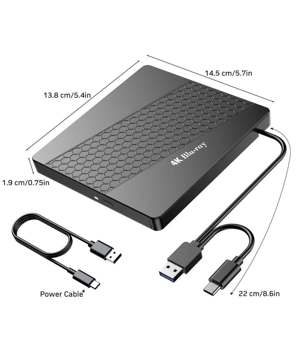 4k Blu Ray Drive with Carry Case G13421