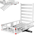 50"x 29.5" Aluminum Hitch Cargo Carrier with Ramp P6285