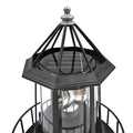 Solar Rotating Lighthouse Light LED Outdoor Garden Decoration Lantern J432