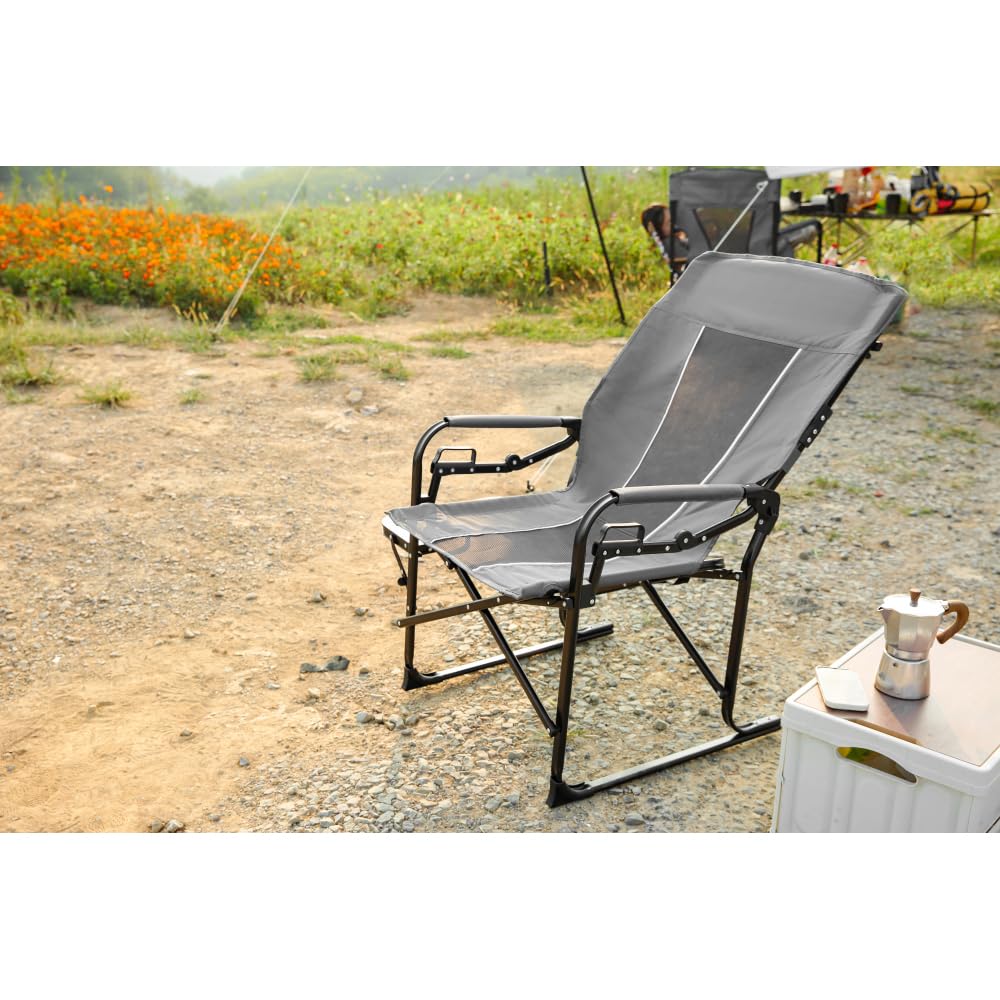 Oversized Portable Folding Camping Chair with Side Table K1167