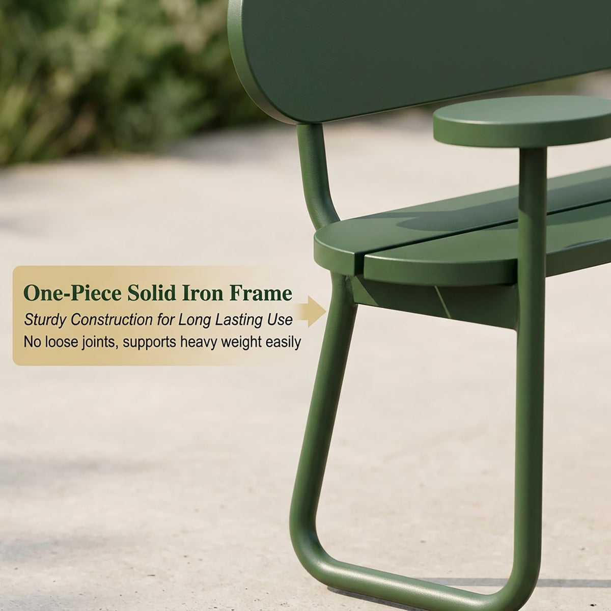 Metal Outdoor Bench I4763