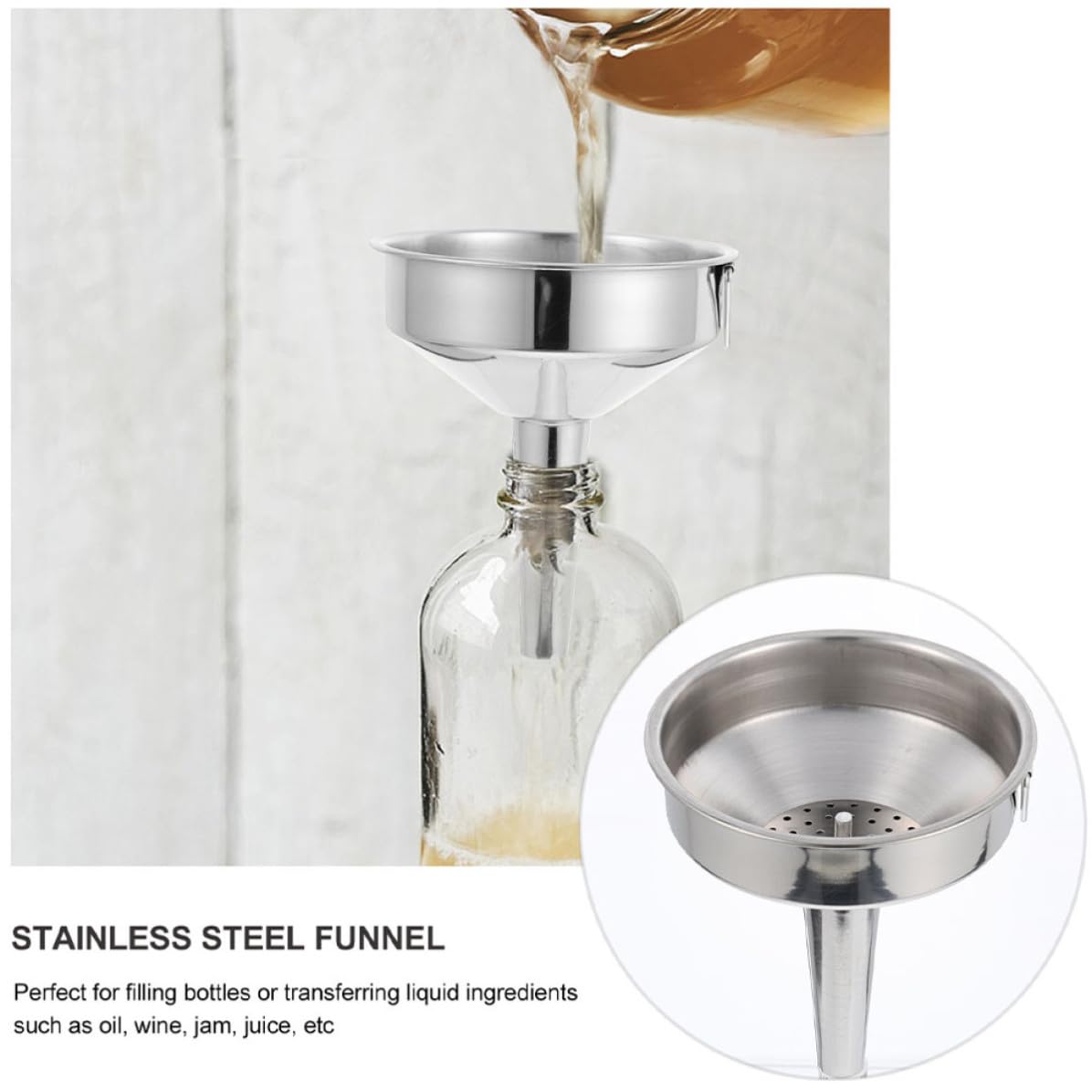 Stainless Steel Funnel Set M22807