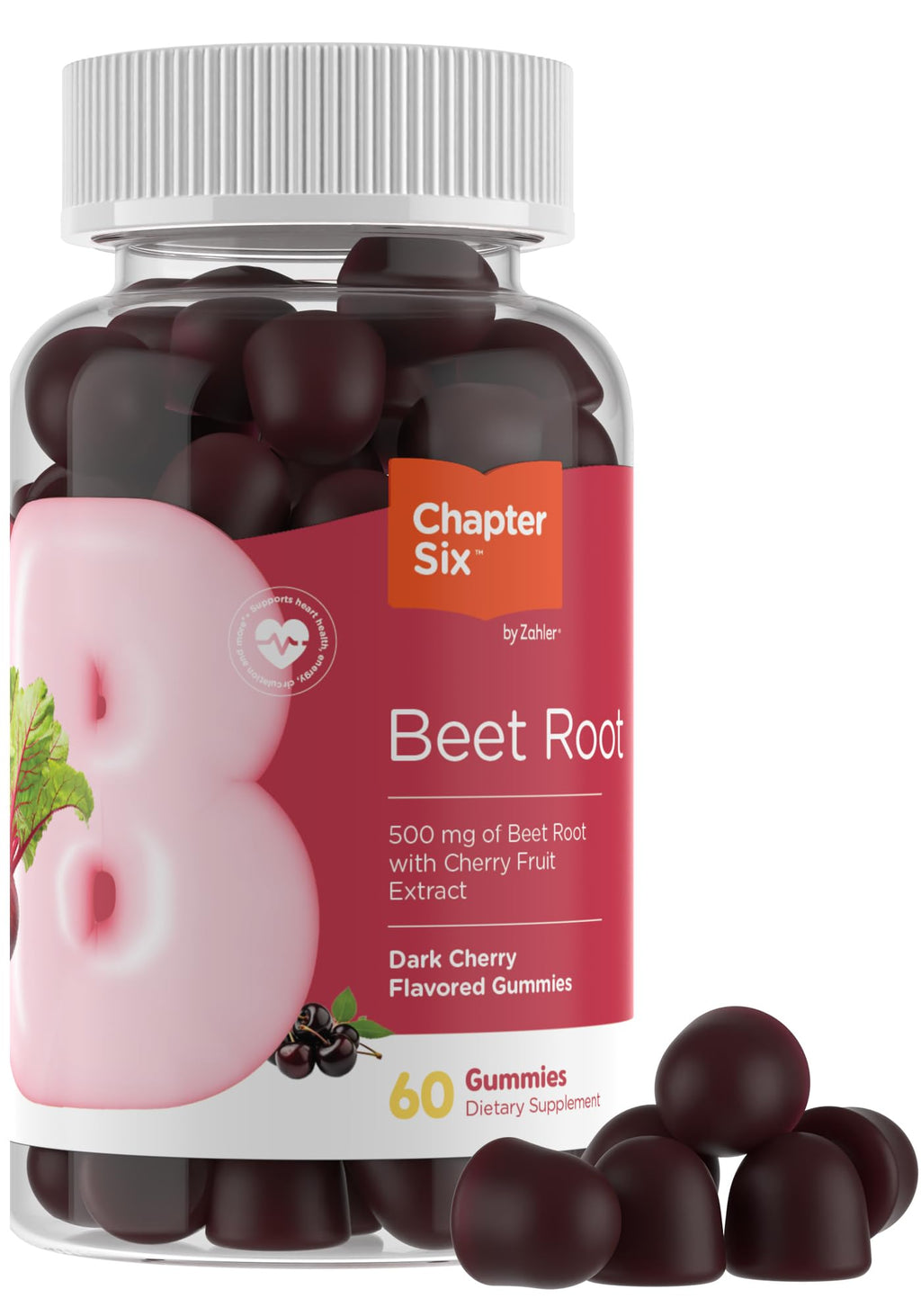 Beet Root 500 mg Cherry Gummies M5256