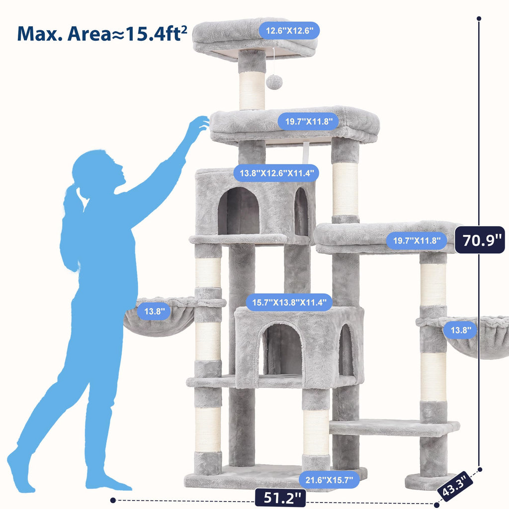 Cat Tree Tower with 3 Platforms Z912252