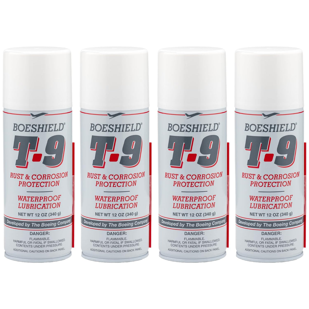 Waterproof Wax-Based Lubricant & Corrosion Inhibitor, 12 oz Aerosol, Pack of 4 Y441814