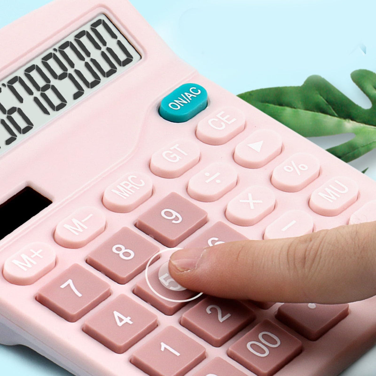 Big Buttons 12 Digits Large LCD Display Battery & Solar Powered Standard Function Calculator A19382