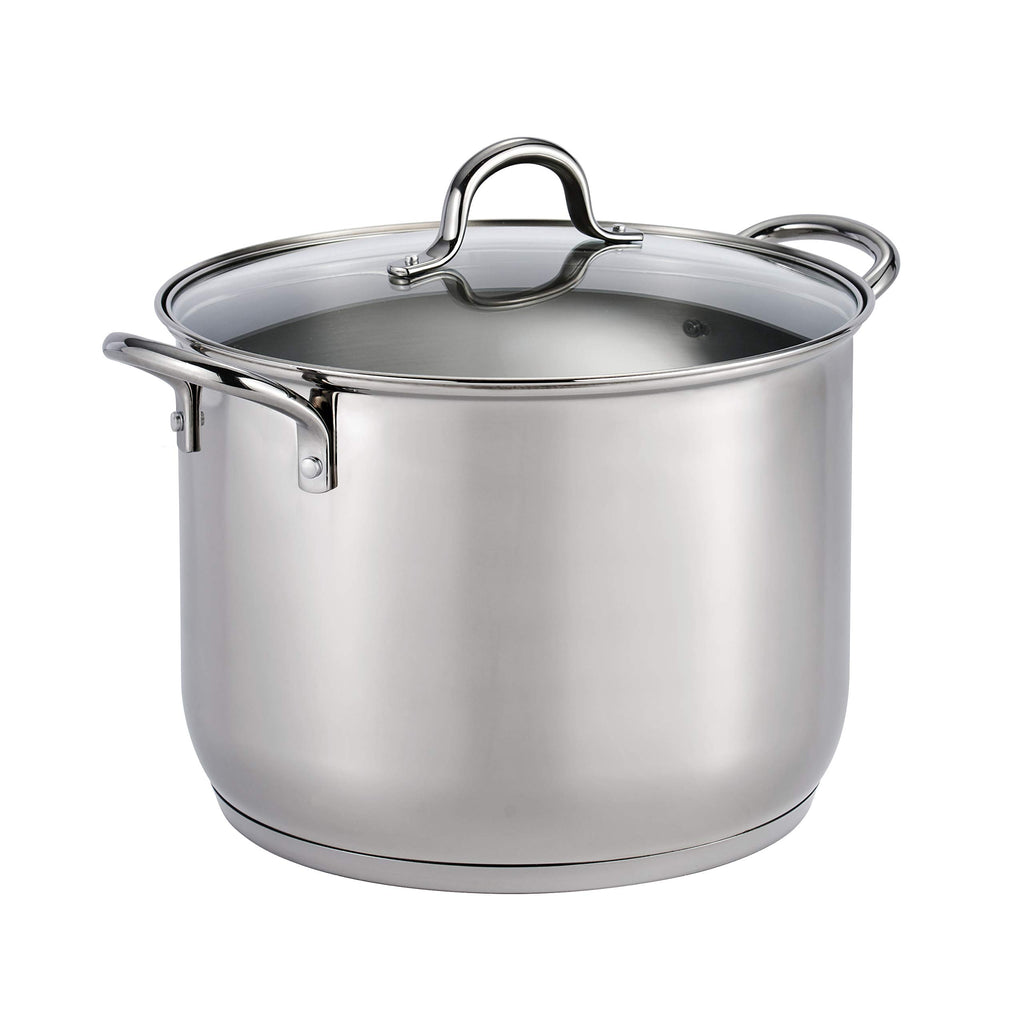 16-Quart Stainless Steel Stock Pot with Lid E920
