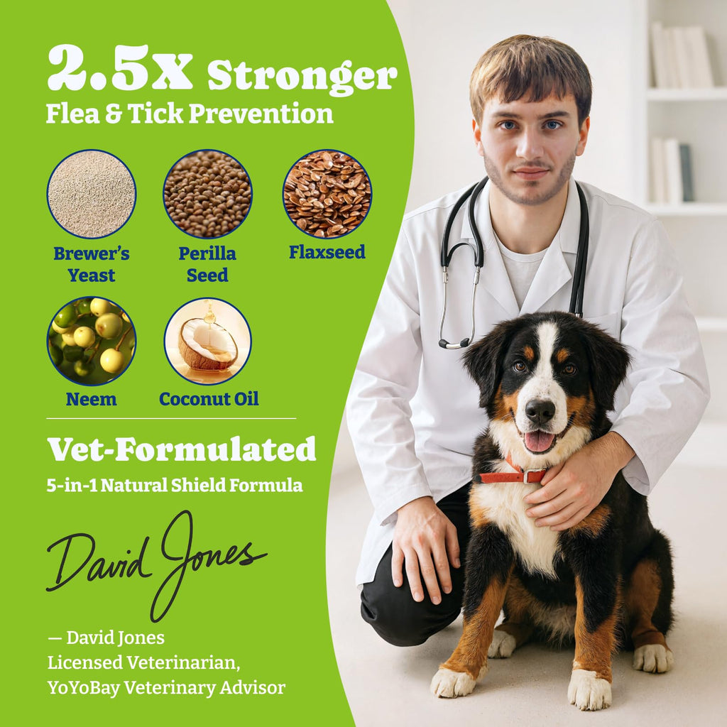 Flea & Tick Prevention for Dogs Chewables V4755