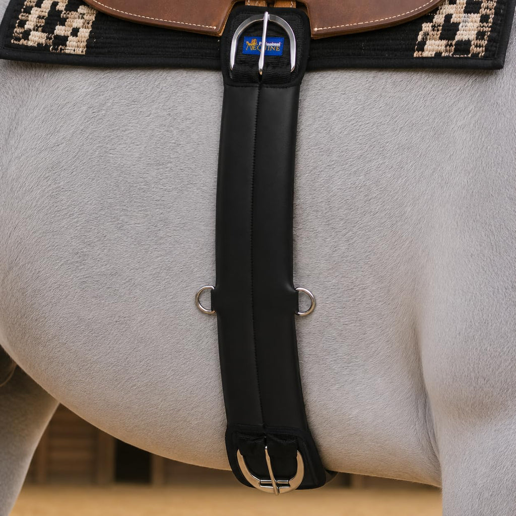 Neoprene Anti-Slip Saddle Cinch Girth Black U29421