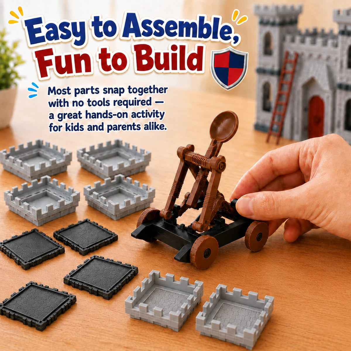 Medieval Castle Toy Knights Army Men Playset O40516