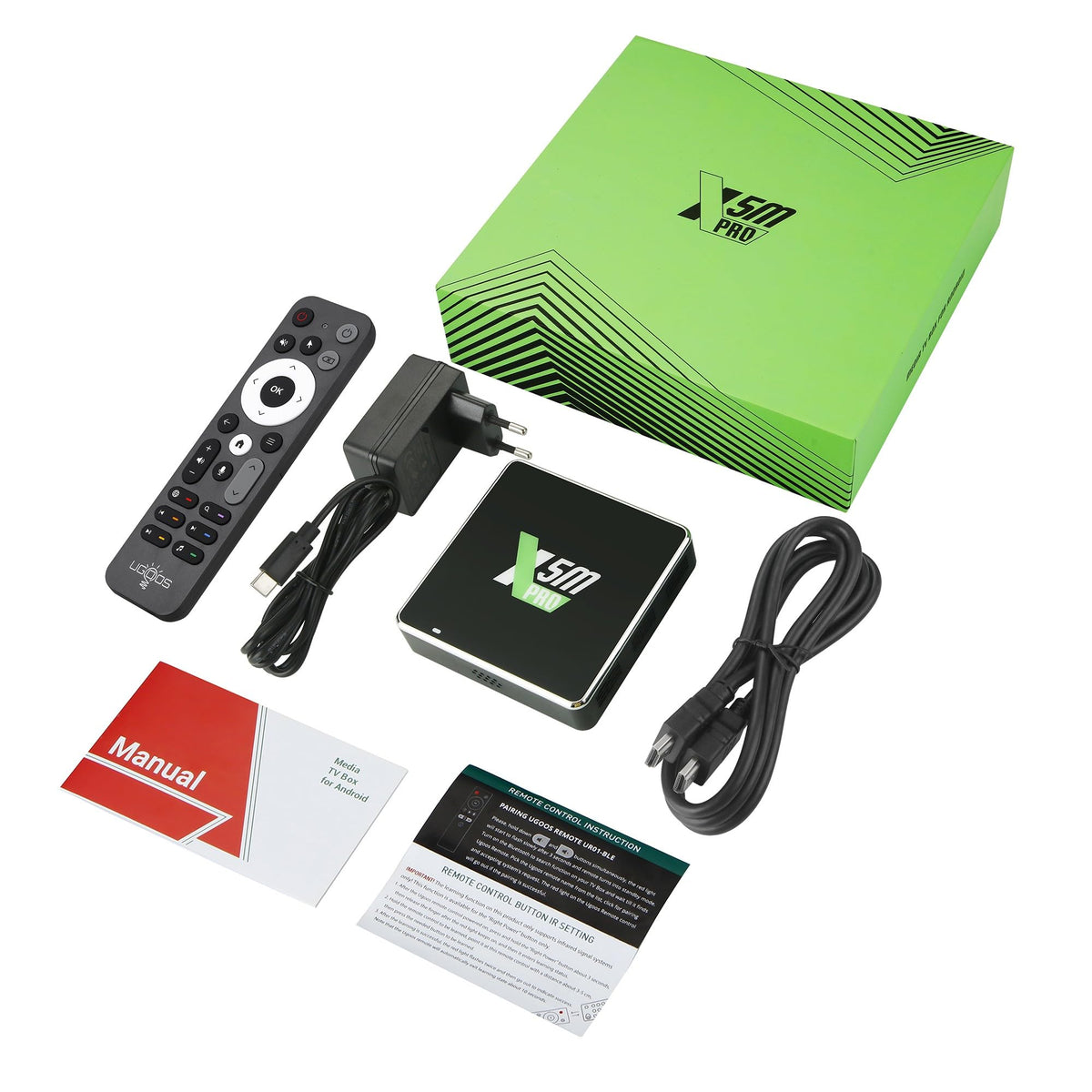 Android 14.0 TV Box 4GB RAM 32GB ROM Dual WiFi Ethernet 4K HDR O569280