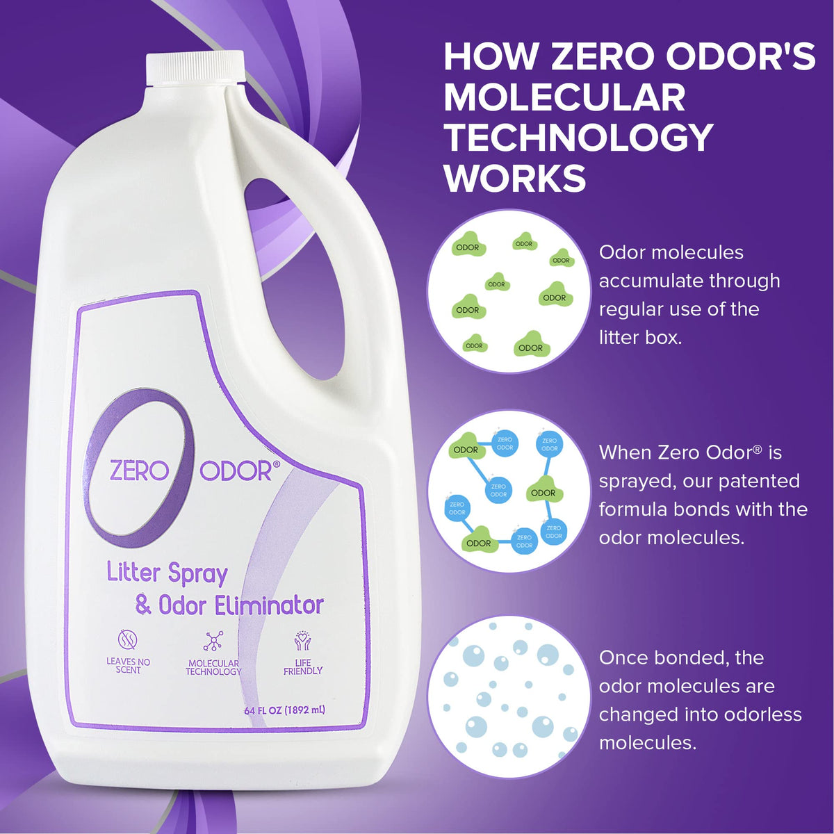 Cat Litter Deodorizer Refill 64 oz C436035