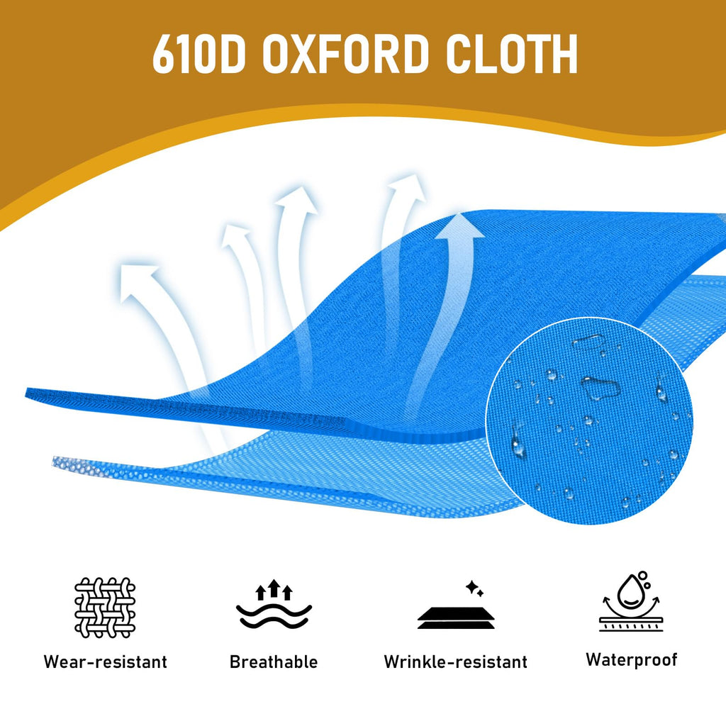 Folding Camping Cot with Carry Bag, Blue L663