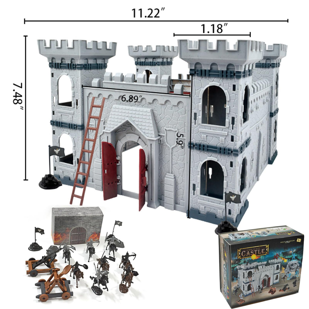 Medieval Castle Toy Knights Army Men Playset O40516